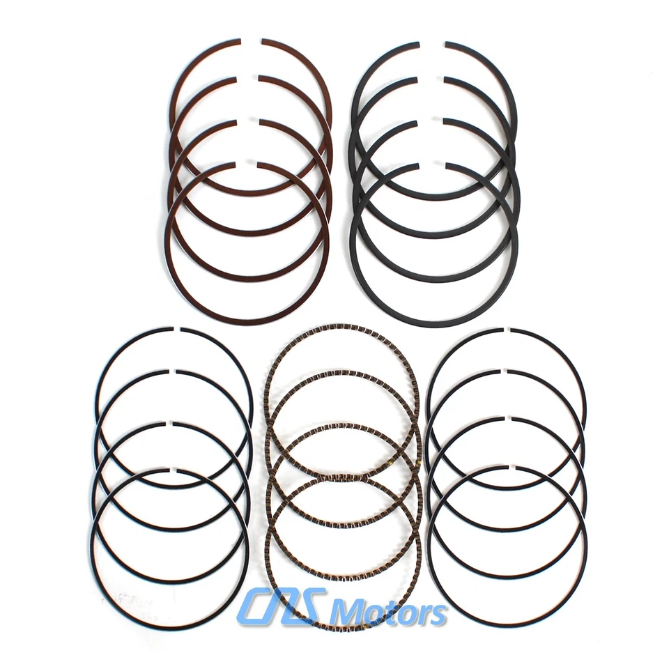 Engine Piston w/ Ring Set for 99-08 Daewoo Lanos Chevrolet Aveo 1.6L E-TEC II Foto 4 de 4