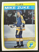 1982-83 O-Pee-Chee OPC Hockey - #313 Mike Zuke - St. Louis Blues