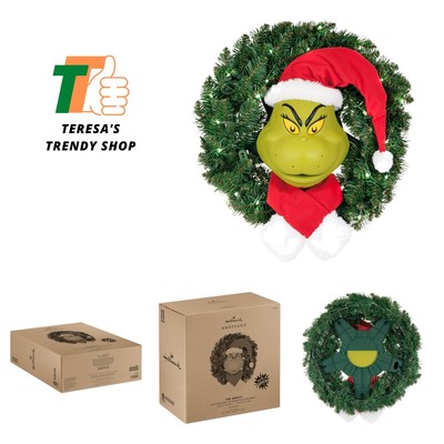 Grinch Christmas Wreath, Dr. Seuss' How the Grinch Stole Christmas! Grinch Wi...