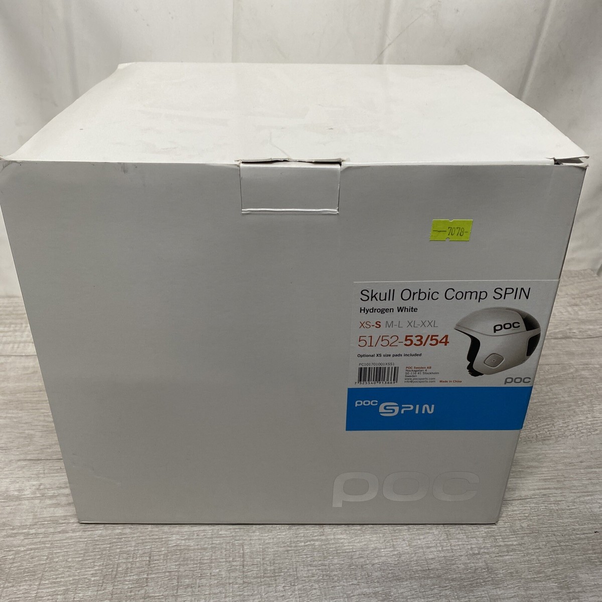 2020 POC Skull Orbic Comp Spin Adult Helmet Hydrogen White | eBay