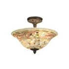 Dale Tiffany Bradshaw Mosaic Flush Mount - 8780-3LTF