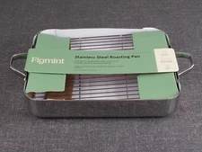 Figmint NEW NWT Stainless Steel Roasting Pan