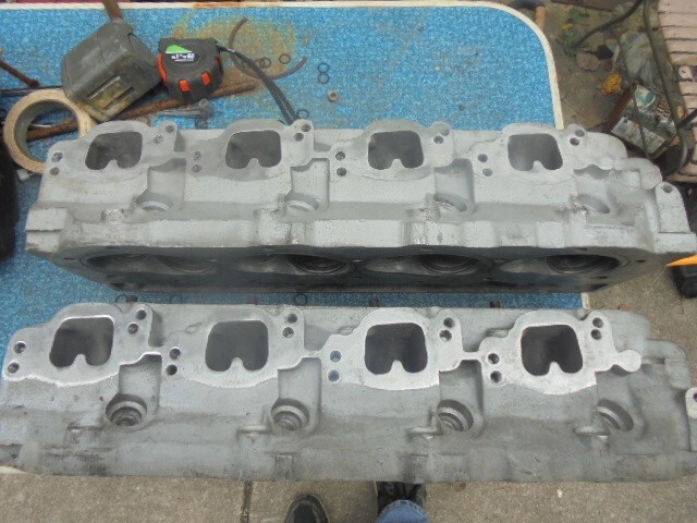 GM BBC Aluminum Cylinder Heads 14044861 14011004 | Solid