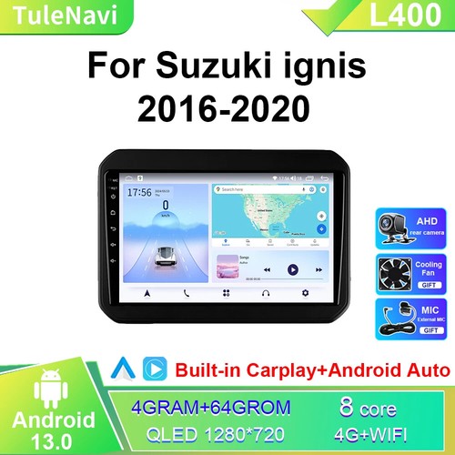 Reproductor multimedia GPS con pantalla de radio de coche estéreo CarPlay para Suzuki ignis 2016-2020 - Imagen 10 de 28