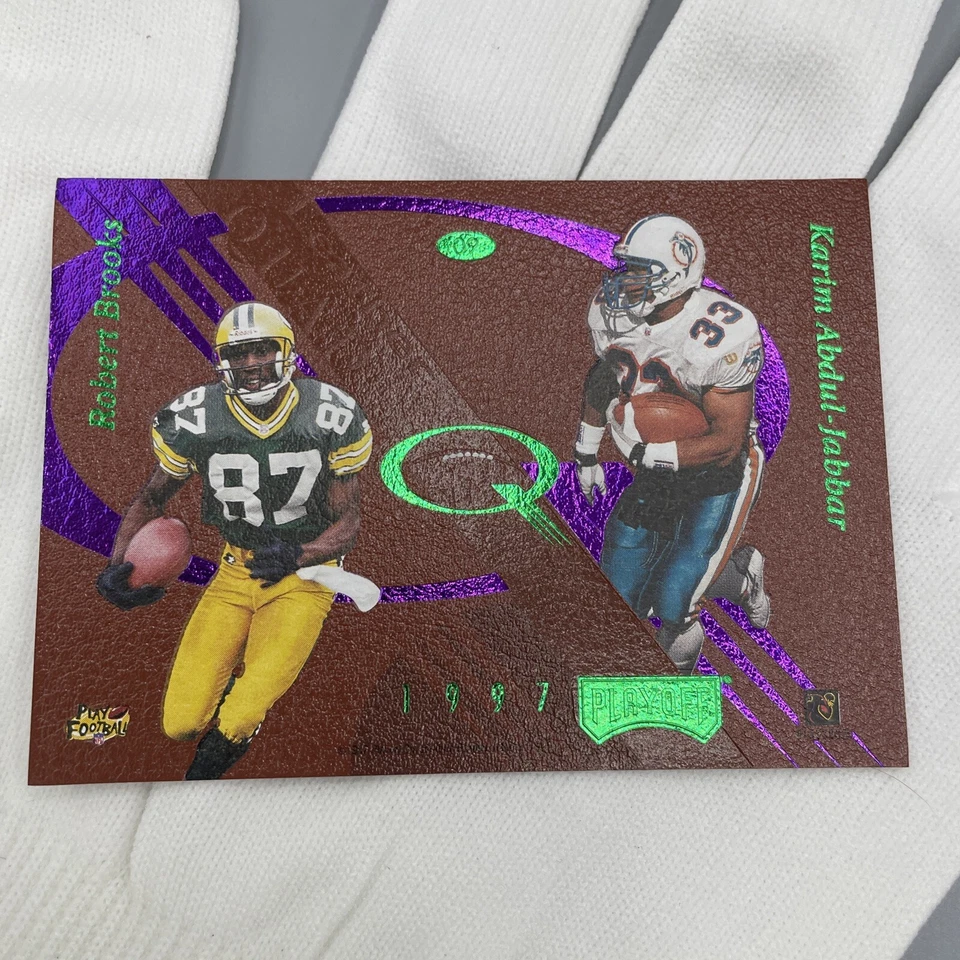 Jerome Bettis Carl Pickens 1997 Playoff Contenders Cuero Quads Verde #09 JM Foto 2 de 2