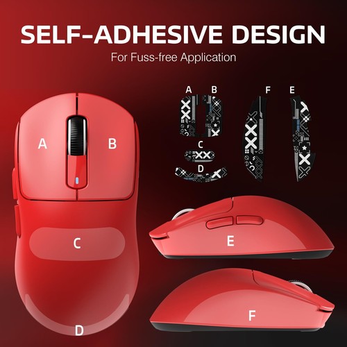 Mouse da gioco leggero wireless 26000 DPI 3 modalità con mouse antiscivolo per PC - Foto 66 di 70