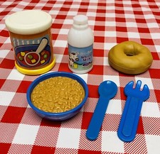 Play Food Lunch ABC Soup Donut Milk Fun Tike Lot Pretend Kitchen Cooking PF2-SMD