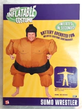 Airblown Inflatable Costume Sumo Wrestler adult Inflates in Seconds with Fan