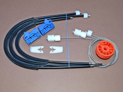 Window Lift Repair Kit For Renault Espace IV – Front Left – Includes Clips, Cables, Slides