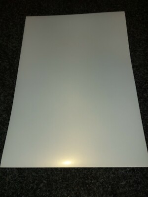 A4 PERLEFFEKT WEISS HOCHGLANZ INKJET SELBSTKLEBEND AUFKLEBER VINYL (20 BLATT)
