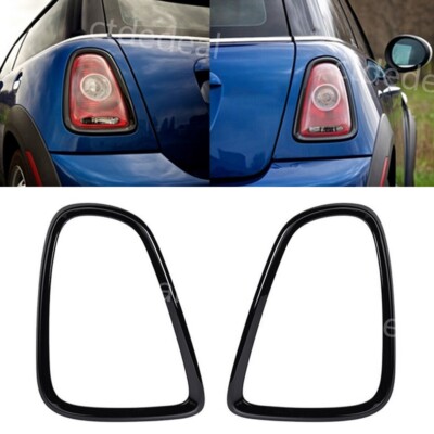 Rücklicht Zierring Ring Glanz Schwarz Für Mini Cooper R56 R57 R58 R59 2007-2013