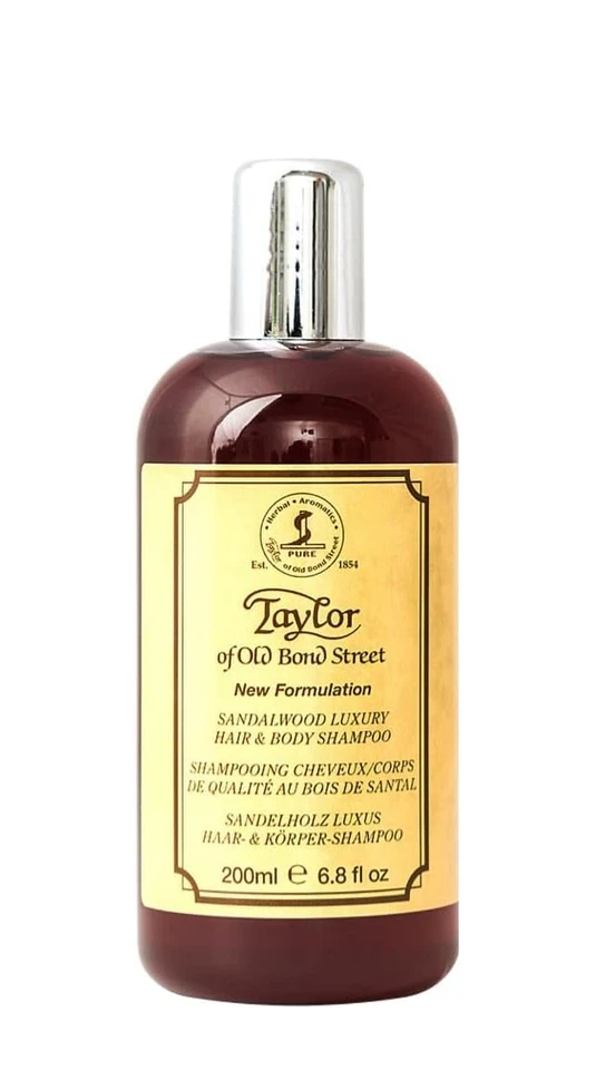 Taylor of Old Bond Street Mens Sandalwood Hair and Body Shampoo 200ml x1