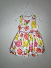 Girls American Princess Flowers and Beads Dress Size 24 Months