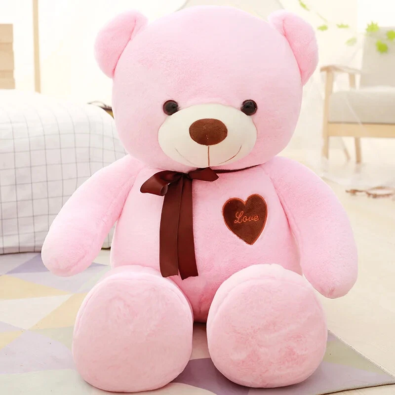 Baby Kids Giant Teddy Bear Huge Stuffed Plush Toy Soft Big Tie Large Gift Love - image 3 of 4