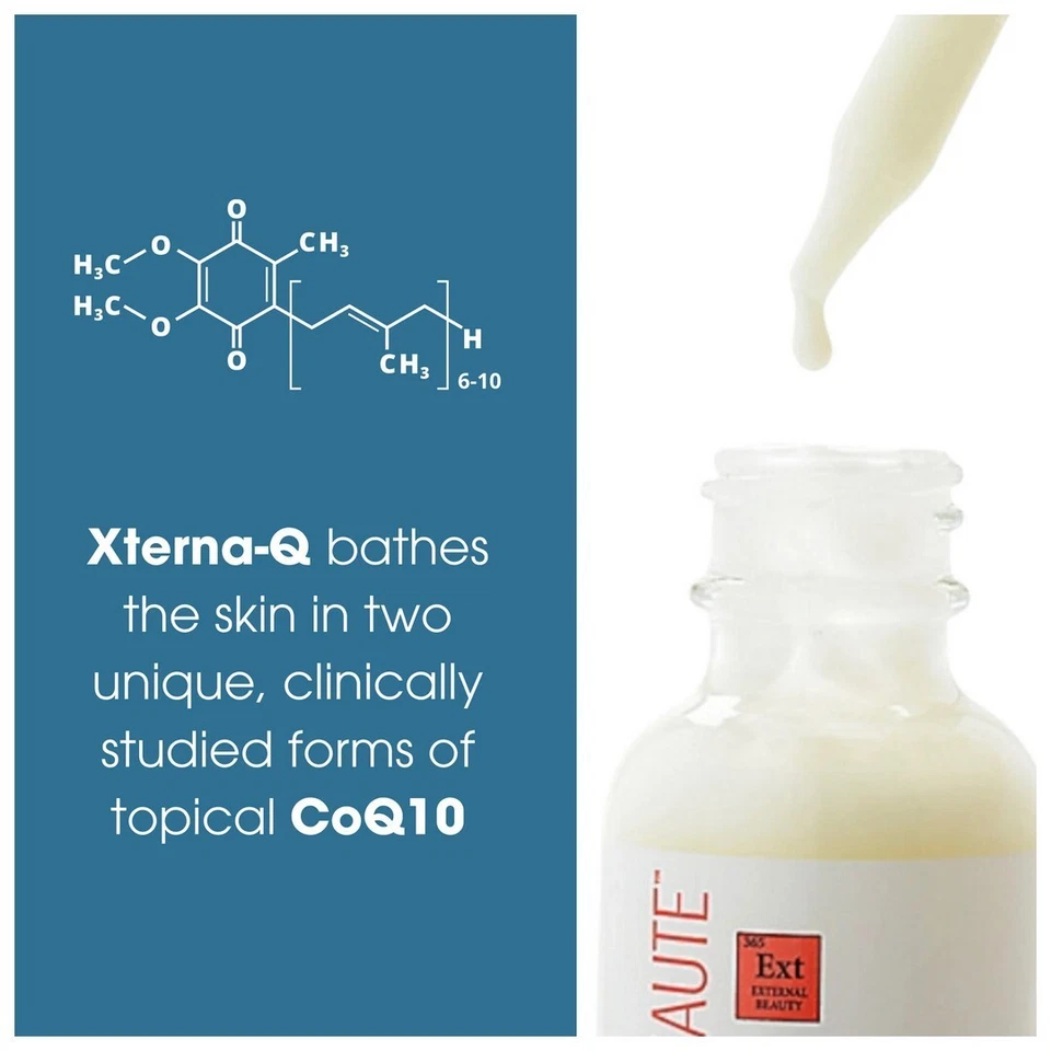 3x Consult Beaute XTERNA-Q Topical Co-Enzima Q10 Suero Antienvejecimiento 1oz ~ Cuidado de la piel Foto 3 de 4