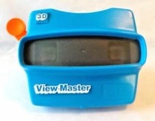 1998 3D View-Master Viewers Blue w/Orange Reel Slide