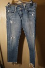AG adriano goldschmied 29R distressed Nikki relaxed skinny jeans for women — photo 2