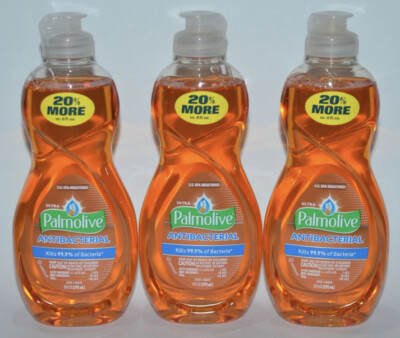 LOT OF 3 PALMOLIVE ULTRA DISH LIQUID SOAP 10OZ. 