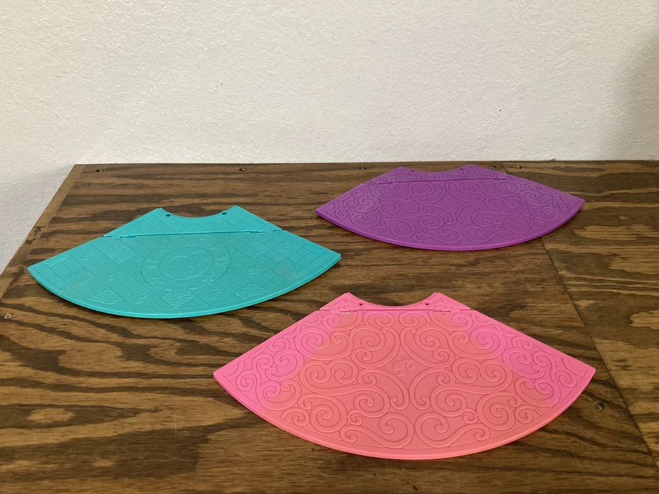 Pisos de substituição rosa azul-petróleo e roxo Barbie Dream House 2013 *Leia* - Imagem 2 de 4