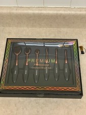 Premium Professional Cosmetic Brush Set 6 pc Assorted Sizes Types  D1 