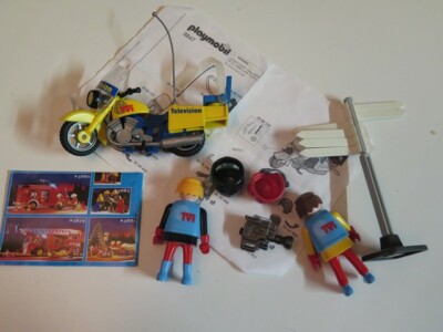 Playmobil 3847 Pilota Moto Moto Moto Reporter Moto