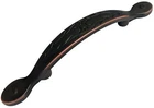 Dark Oil Rubbed Bronze 3" Kitchen Cabinet Bathroom Leaf Pull 8220.76