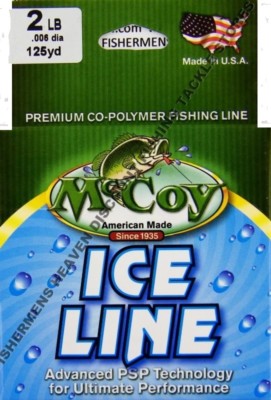 McCoy ICE Lenza CoPolimero Verde 125 Yard 2LB - Pesca Sul Ghiaccio E Acqua Dolce, USA