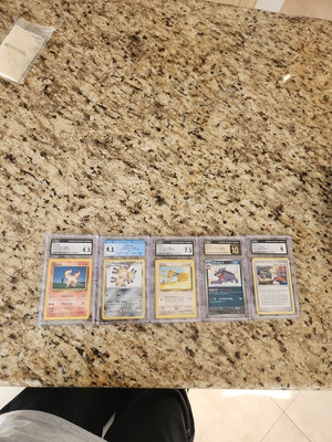 5 Graded CGC Cards, Ponyta,Magneton,Doduo,Mabosstiff,Bebes Search