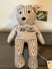 1998 NY YANKEES CHAMPS Salvino's BAMM BEANO'S DAVID WELLS Beanie Bear 33