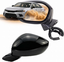 Left Driver Side Mirror Fits 2022-2026 HONDA CIVIC Sedan/Hatchback with Power Gl