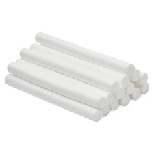 15x Foam Cylinder for DIY Crafts Art Modeling, White, 0.9 x 10 Inches