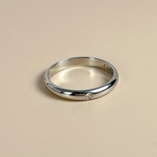 Cartier 1895 Diamond Ring Wedding Platinum 950 Size 48 Original Certificate