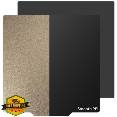 G-Hubble 310x310mm PEI Sheet Smooth Textured Build Plate