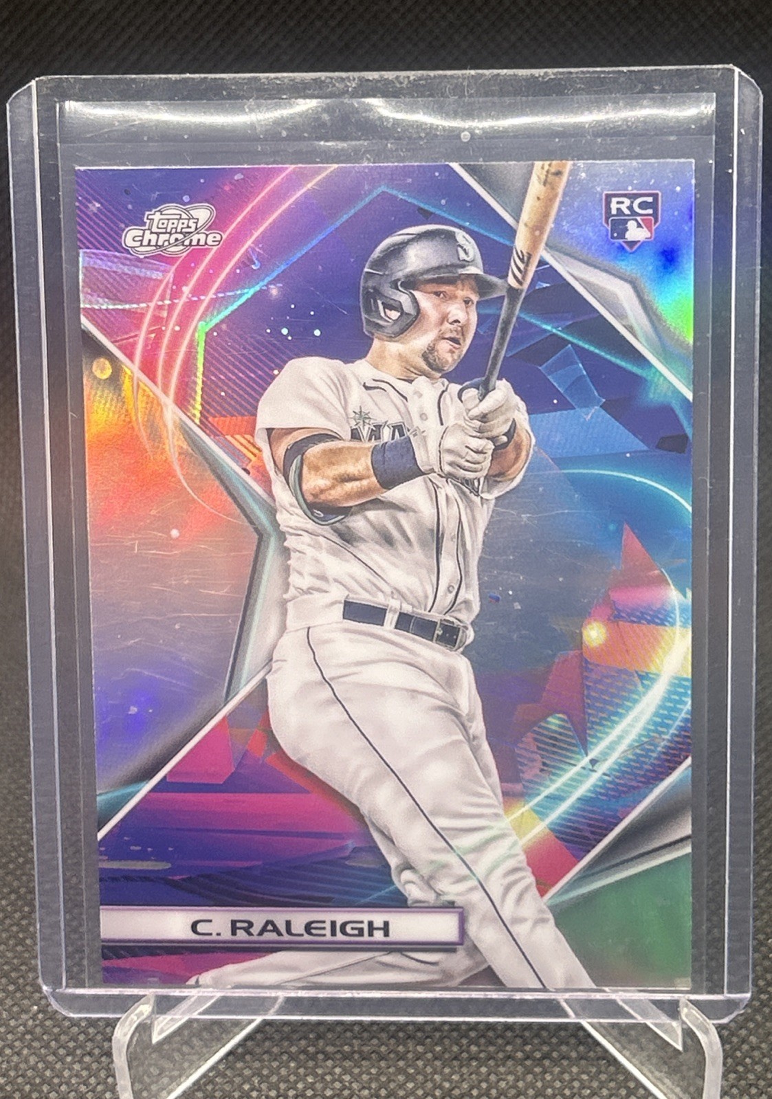 2022 Topps Cosmic Chrome - Cal Raleigh #169 Refractor (RC) Seattle Mariners