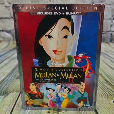 Disney Mulan 2-Movie Collection Blu-ray DVD 15th Anniversary Special Edition OOP