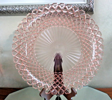 Anchor Hocking Vintage Waterford Pink 14 Plat...