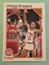 1991-92 NBA Hoops DENNIS RODMAN #64 Detroit Pistons 
