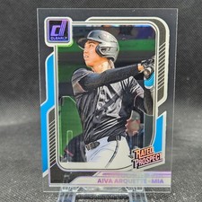 Aiva Arquette 2026 Donruss Baseball Clearly Rated Prospect Miami Marlins #195