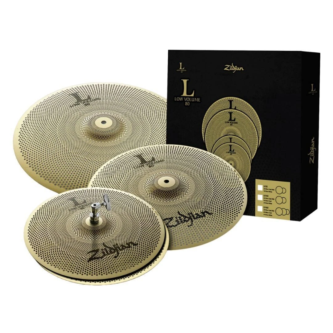 Paquete de platillos Zildjian bajo volumen L80 141618 para Live Performance PRO