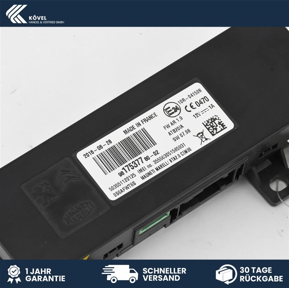 Centralina Bluetooth Peugeot 308 II 9817537780 - Immagine 2 di 3