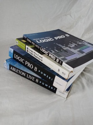 4 Lot Ableton 8, Logic Pro 8, Logic Express 8 Comprehensive Guide Books *Bundle*