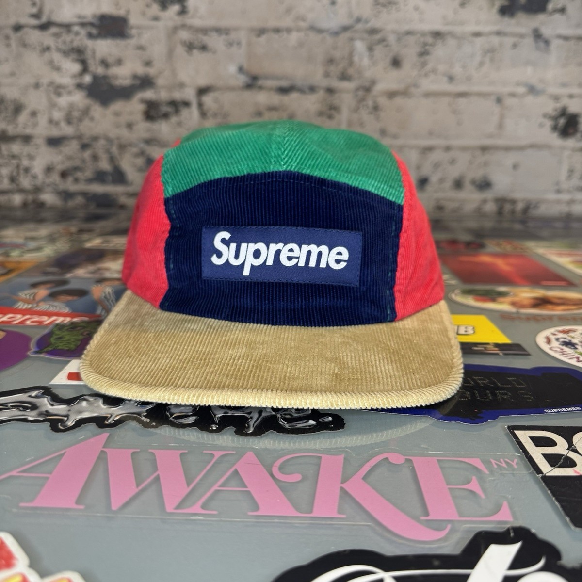 Supreme Corduroy Camp Cap FW23 Multicolor Brand New | eBay