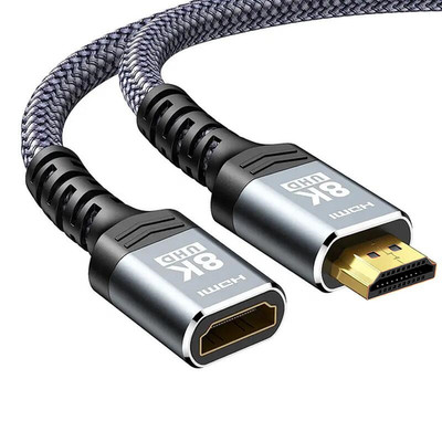 HDMI Verlängerungskabel 4K 8K Stecker auf Buchse Ultra HD Premium 1 - 2 Meter