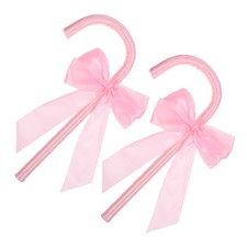 2 Pcs Valentine Day Party Props Bow and Candy Cane Costume Accessories