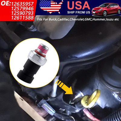 Genuine GM Oil Pressure Sensor Switch 12673134 – OEM Replacement For 2009-2019 GM Trucks & SUVs
