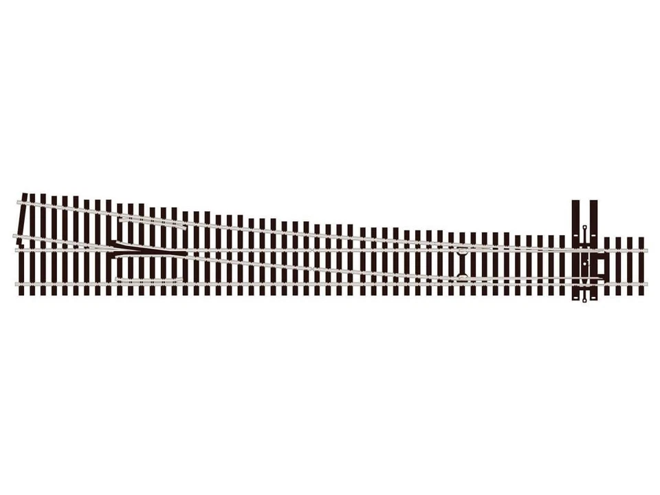 Aiguillage a droite - grand rayon - Insulfrog - echelle HO - Code 83 552-SL-8381 - Photo 1/1