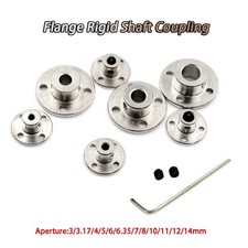 Flange Rigid Shaft Coupling Motor Guide Shaft Coupler Support Aperture 3mm-14mm