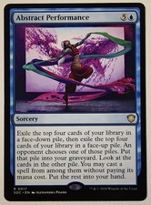 Abstract Performance 17 Commander: Secrets of Strixhaven Magic: The Gathering NM