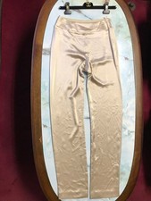 USED DISCOUNTED CHANEL PANTS, SIZE 36, SHINY MATERIAL, AUTHENTIC. ACCEPTABLE