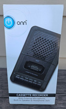 ONN Cassette Recorder /w External Microphone  Blank Cassette Tape R5 2